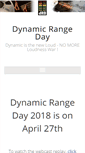 Mobile Screenshot of dynamicrangeday.co.uk